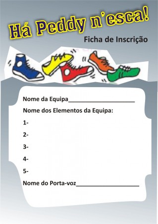 Registration form for  team participation.